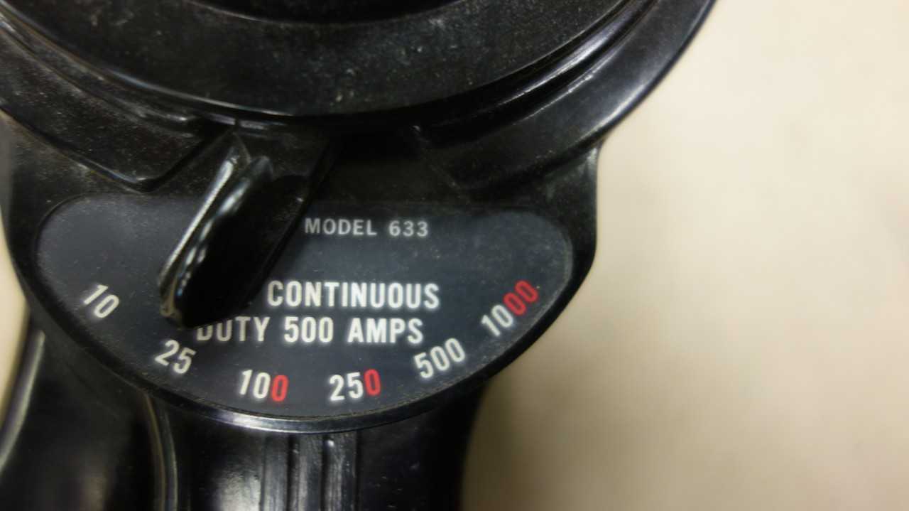 WESTON 633 CLAMP AMP METER - ELECTRICAL TESTING EQUIPMENT