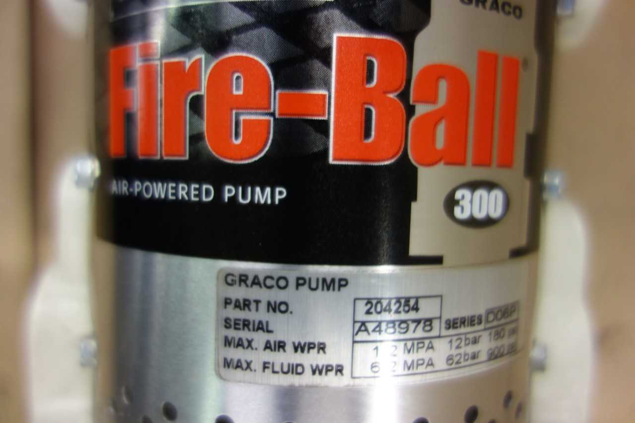 GRACO 204254 FIRE-BALL AIR POWERED DRUM PUMP - PUMPS