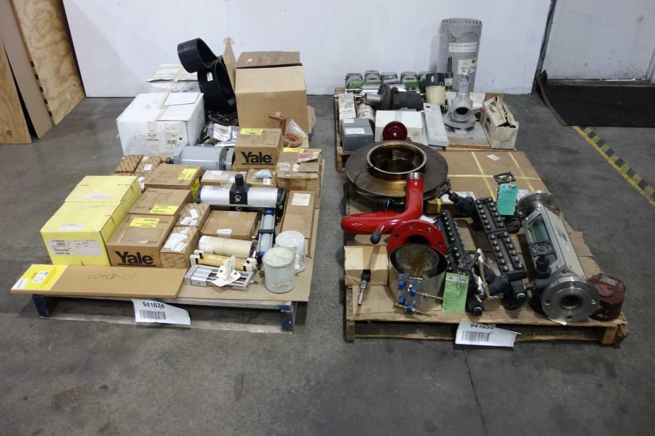 4 PALLETS OF ASSORTED MRO - INDUSTRIAL PARTS