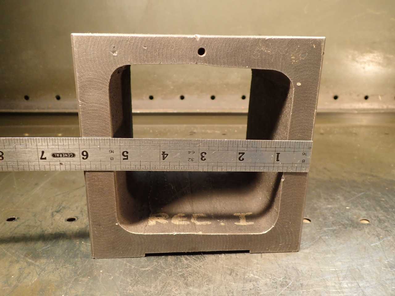 6" x 6" x 4-3/4" Machinist Mill Milling Set-Up Fixture Hollow Box Parallel - END MILLS