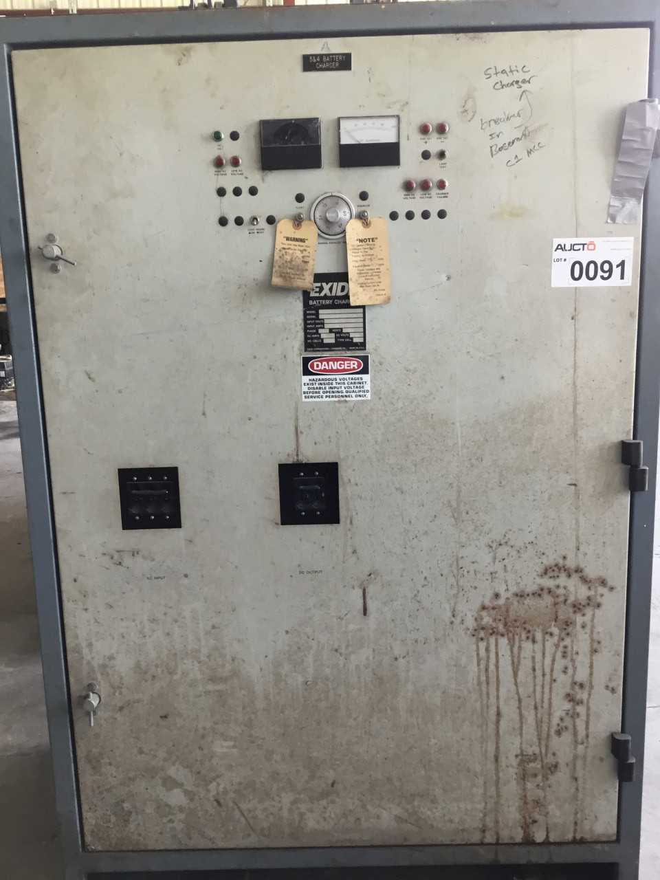 Exide Battery Charger - MATERIAL HANDLING