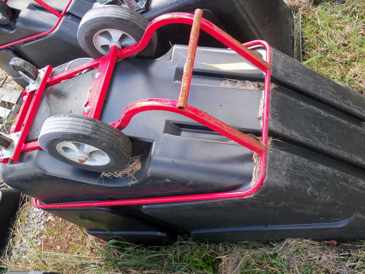Construction Debris Rolling Trash Cart 1250 lb Capacity - ROLLING CARTS