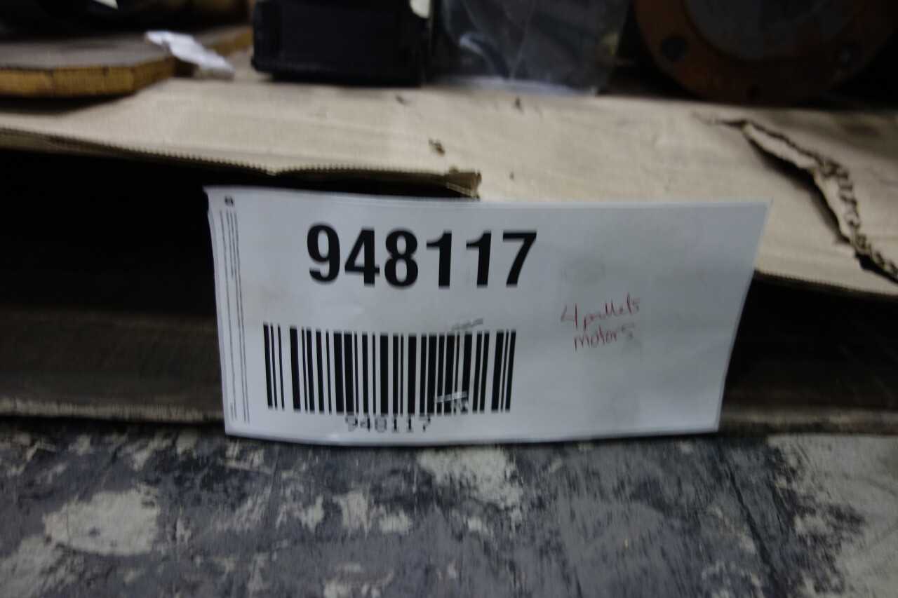 4 PALLETS OF ASSORTED MOTORS - ELECTRIC MOTORS