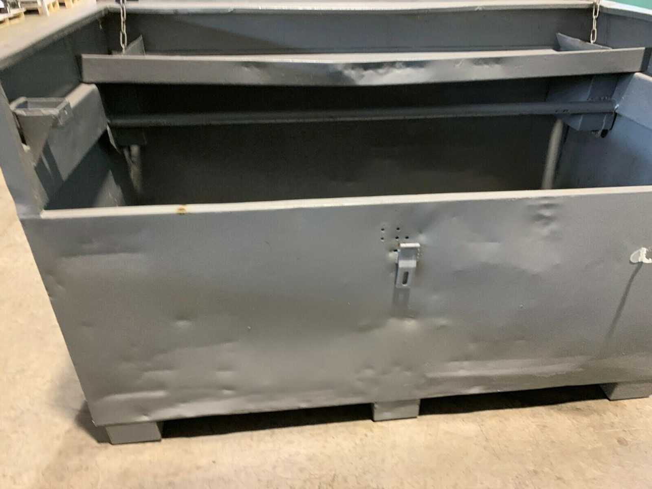 USED GRAY JOB BOX PORTABLE WORK STATION HEAVY DUTY 30X60X34 - TOOL STORAGE