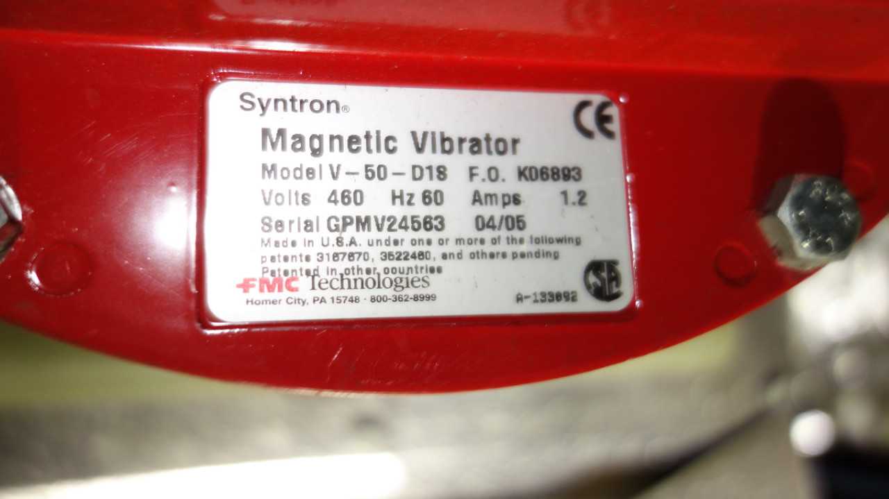 LOT OF 8 FMC SYNTRON V-50-D1S ELCTRIC VIBRATORS 115V - MACHINING ACCESSORIES & TOOLING