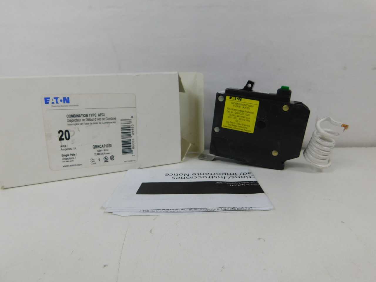 Lot of Quantity 1x QBHCAF1020 MCB/Residential Circuit Breaker - CIRCUIT BREAKERS