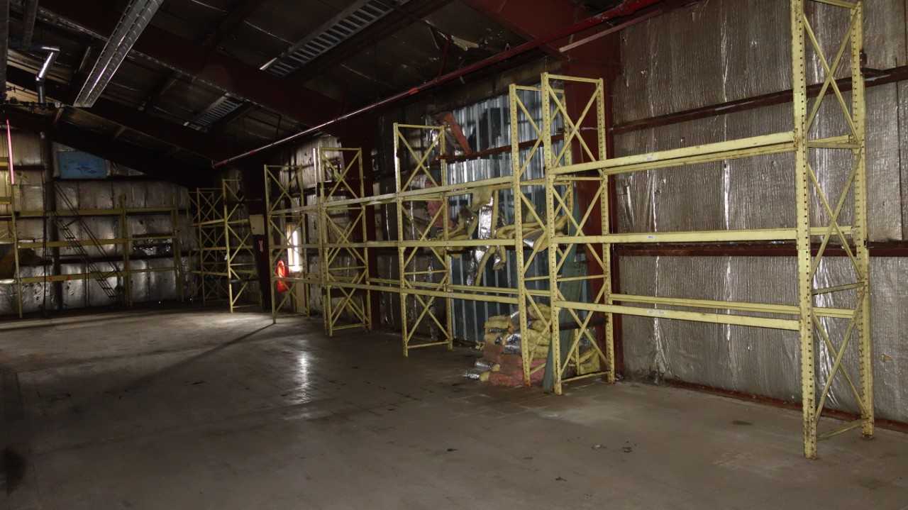 49FT OF STEEL RACKING - 12' HIGH x 3' DEEP 9ft Sections + 4ft END SECTION - PALLET RACKING