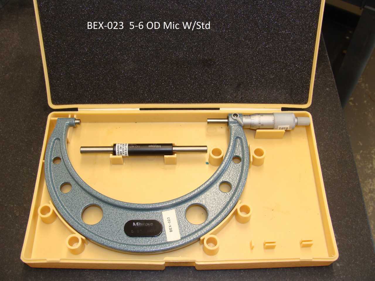 Mitutoyo 5-6 OD Mic W/Std - ELECTRIC POWER TOOLS