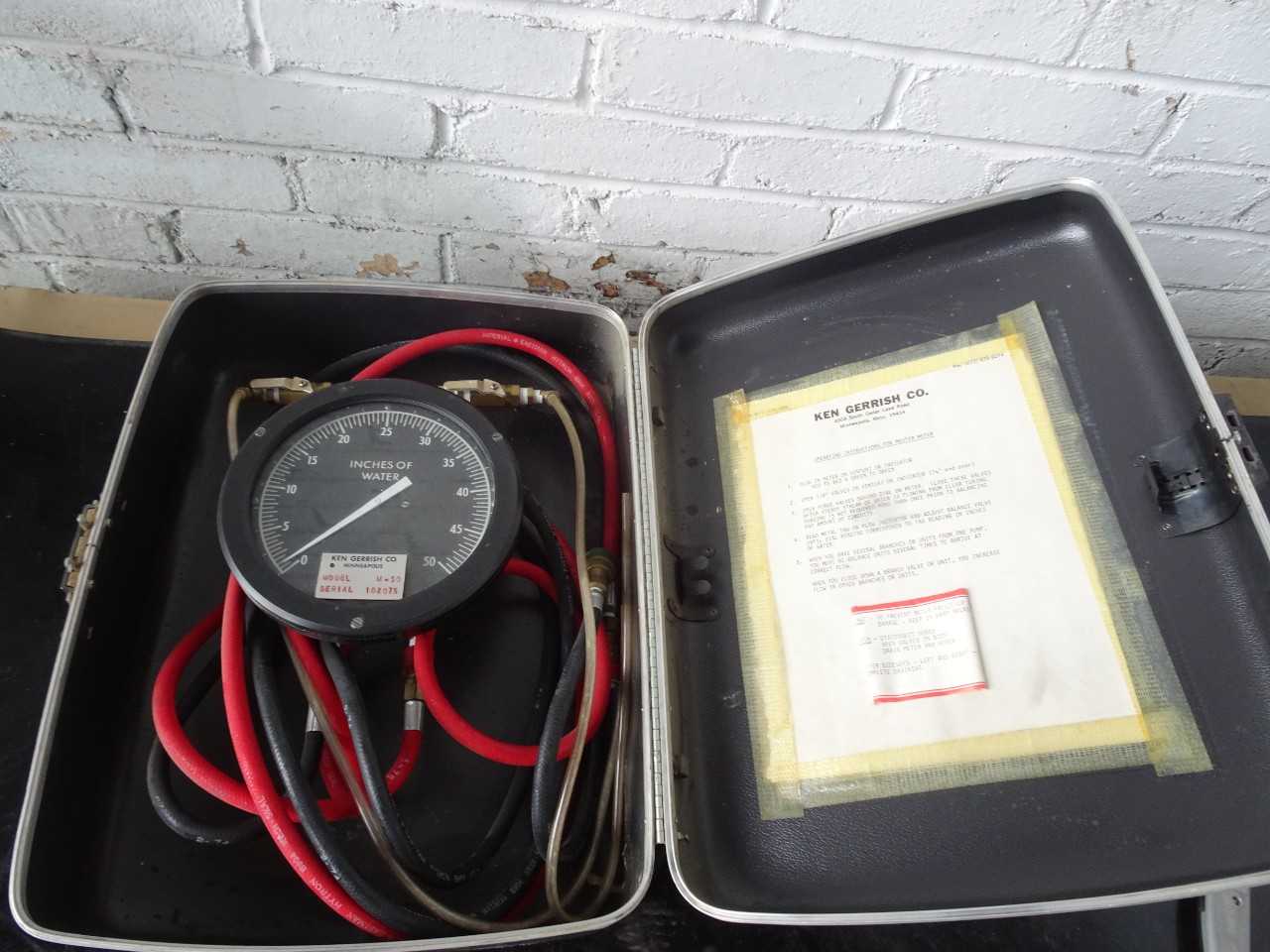 Ken Garrish in H2O Master meter in case - ELECTRICAL COMPONENTS