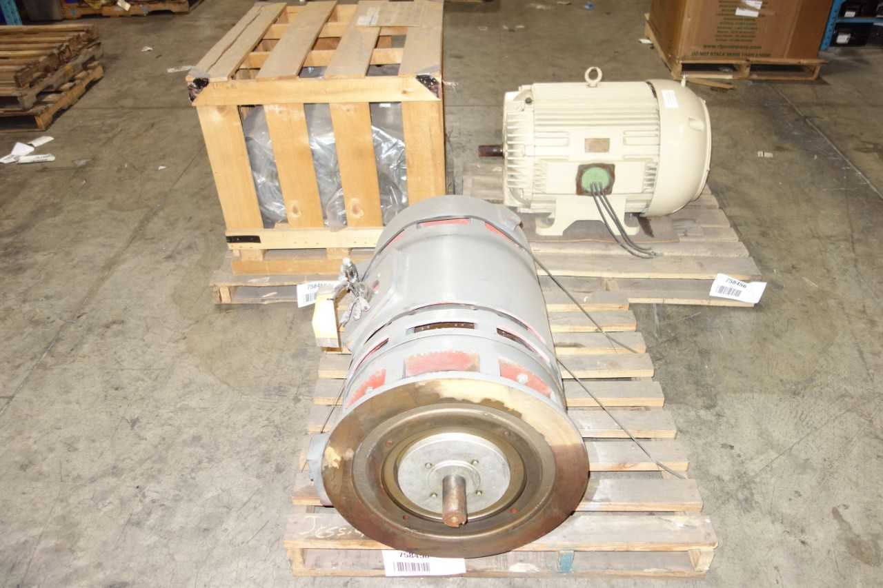 3 ASSORTED AC MOTORS- ALLIS CHALMERS, GE, HICO - ELECTRIC MOTORS