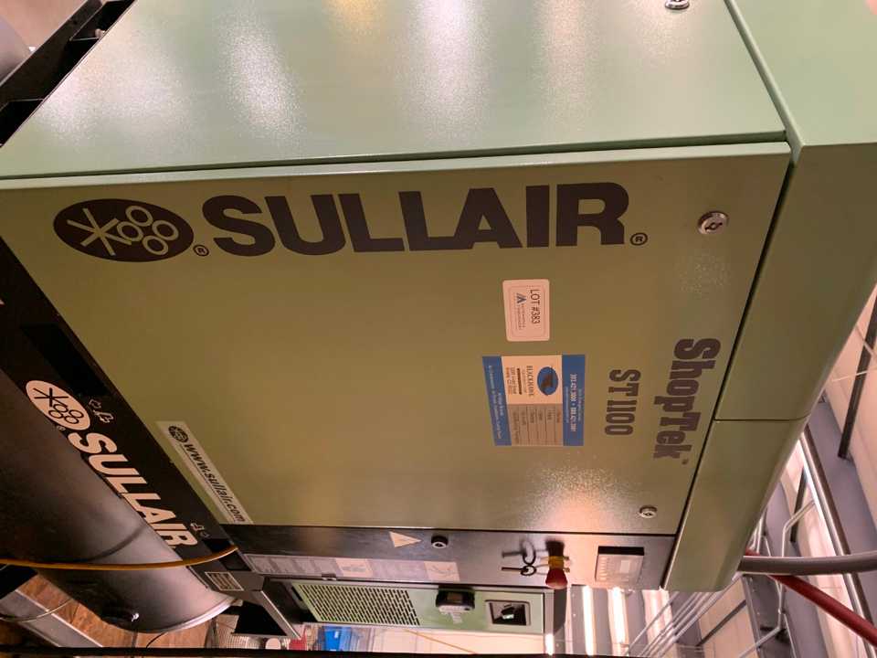 Sullair ST-100 Rotary Screw Air Compressor W/ RN75 Air Dryer - AIR COMPRESSORS