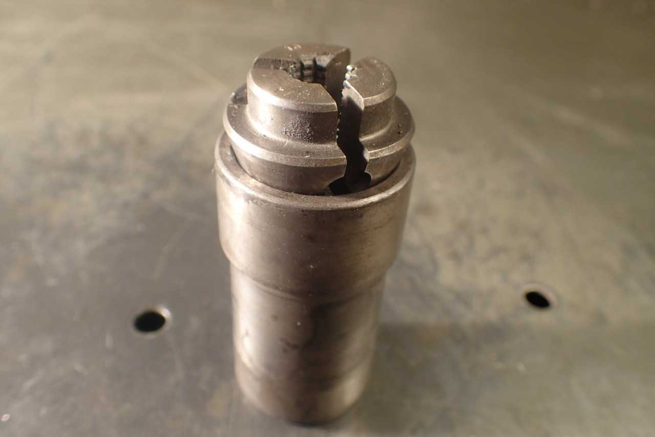 Brown & Sharpe #10 Collet Chuck Sleeve 1/2" Cap 1.312" Lg OD 1.187" Sm OD - MACHINING ACCESSORIES & TOOLING