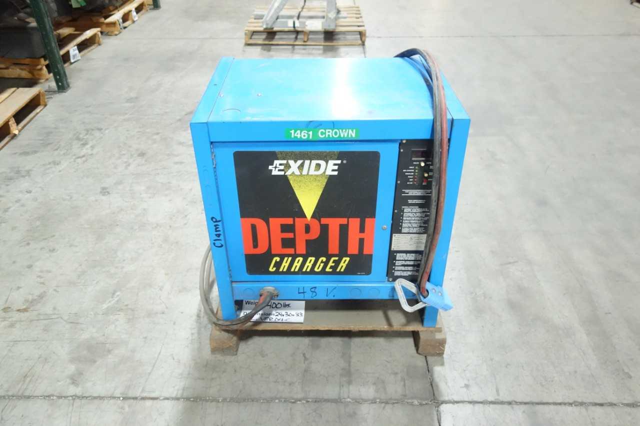 EXIDE 48 V BATTERY CHARGER, D3-24-950B 03 - MATERIAL HANDLING