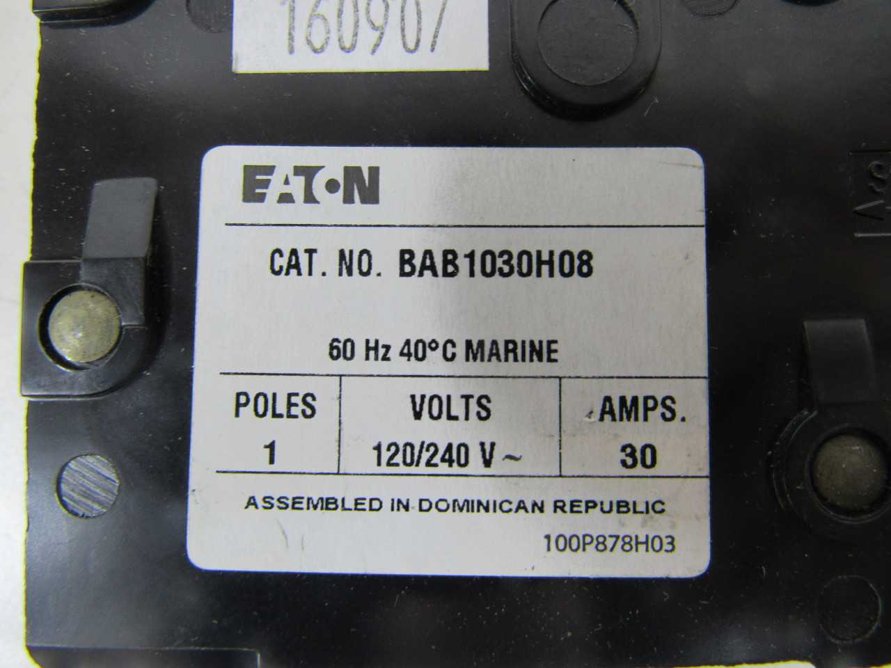 Lot of Quantity 12x BAB1030H08 Bolt on Breakers - CIRCUIT BREAKERS