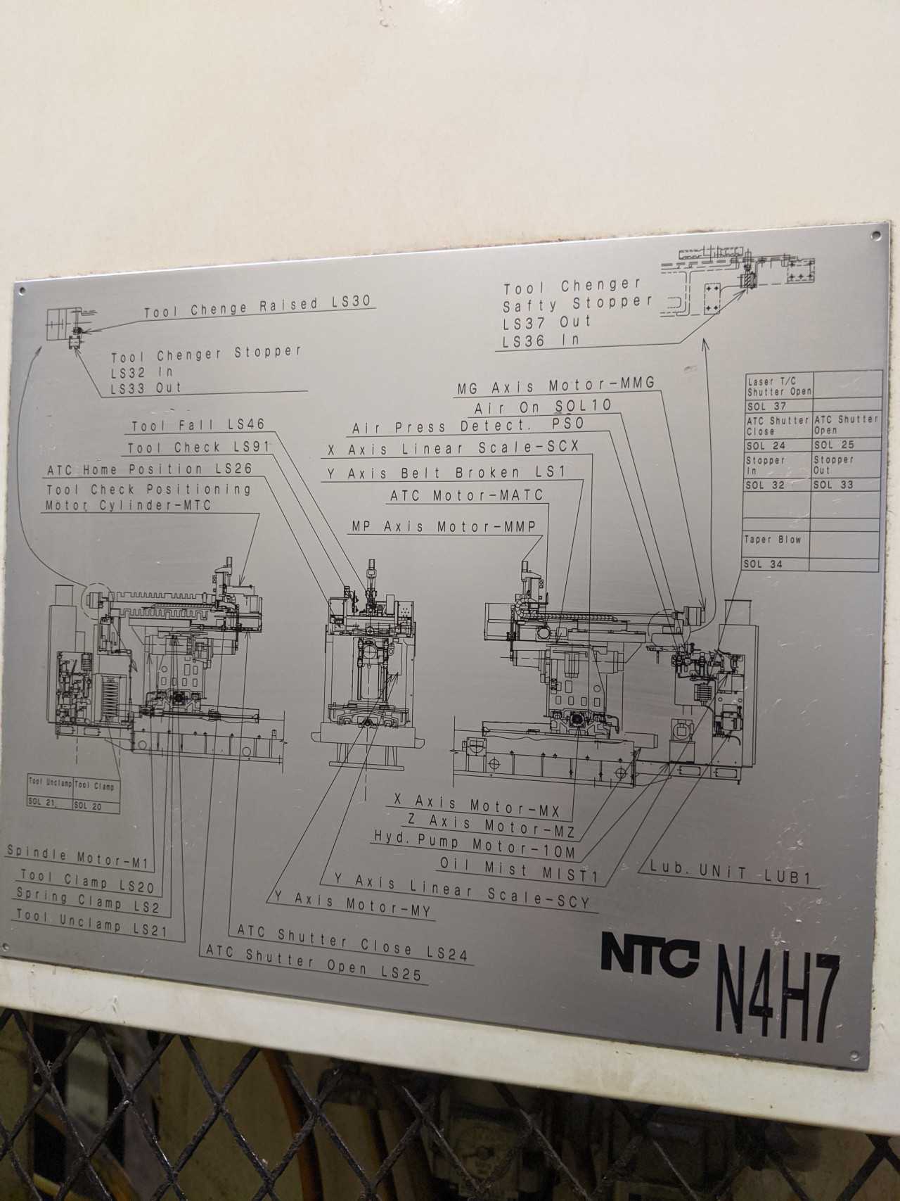 2006 KOMATSU NTC LTD N4H7 MACHINING CENTER - CNC MACHINING CENTERS