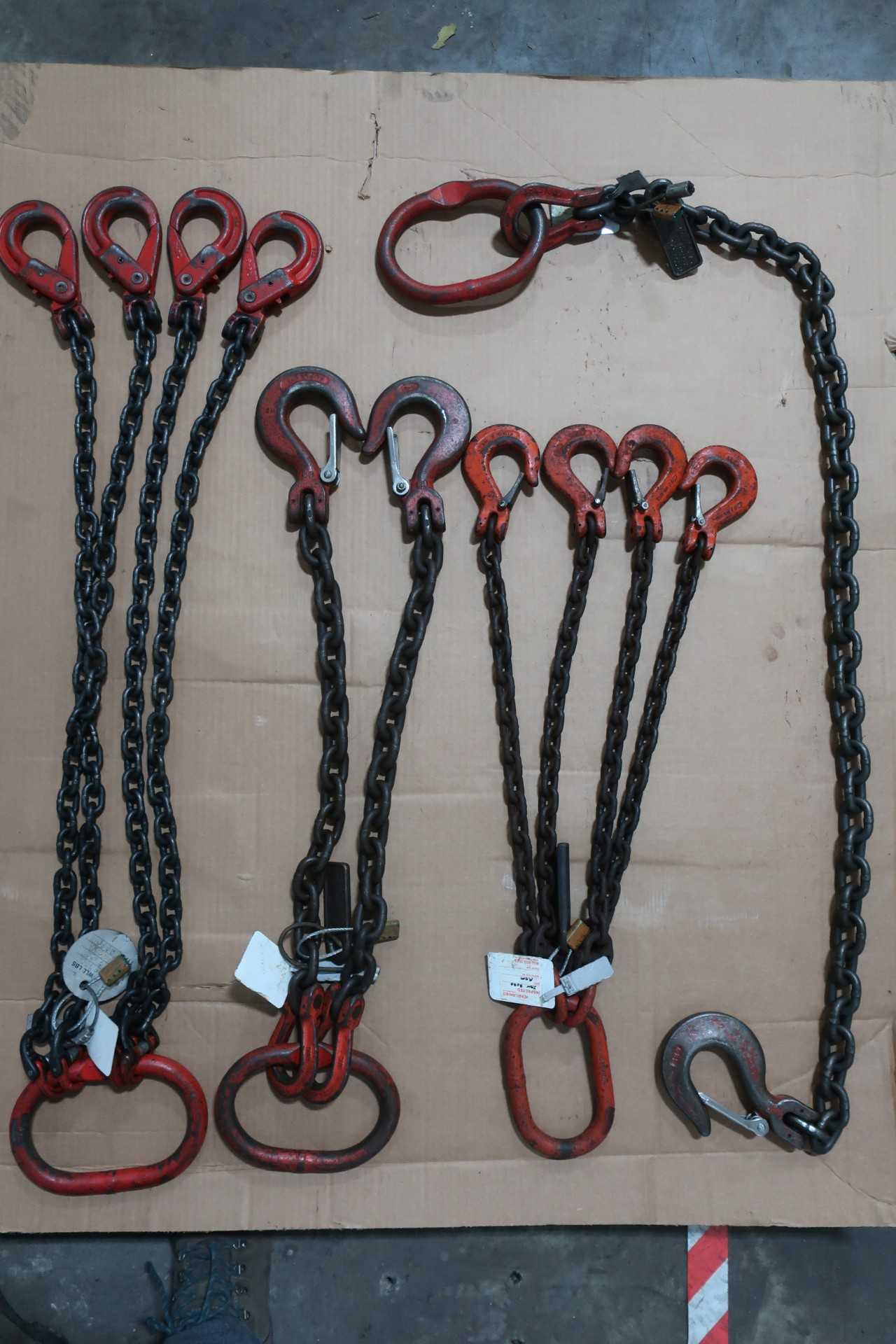 2 PALLETS OF ASSORTED HOISTING AND RIGGING - LIFTING EQUIPMENT