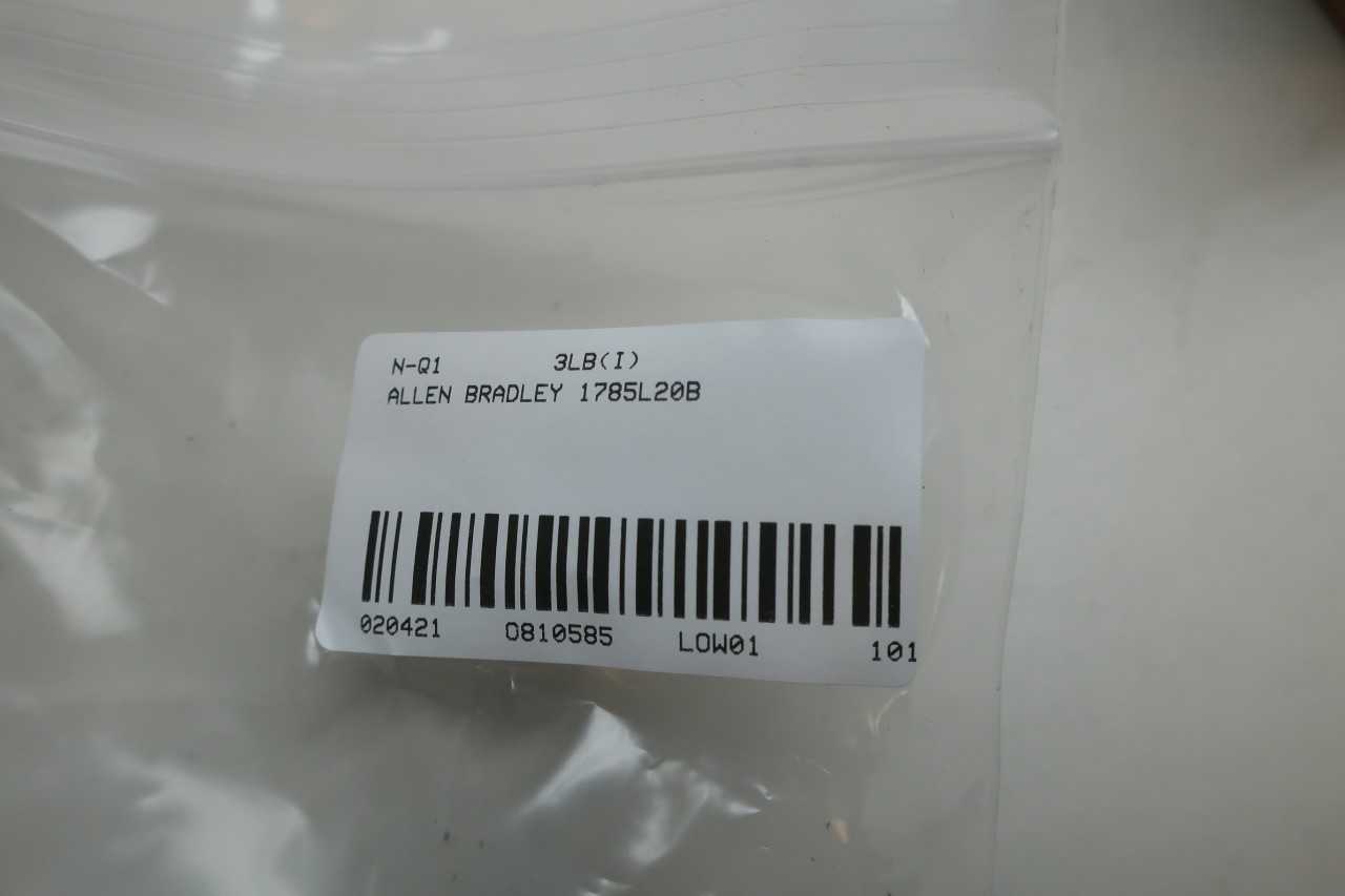 ALLEN BRADLEY 1785-L20B PROCESSOR MODULE SER E - AUTOMATION & CONTROLS