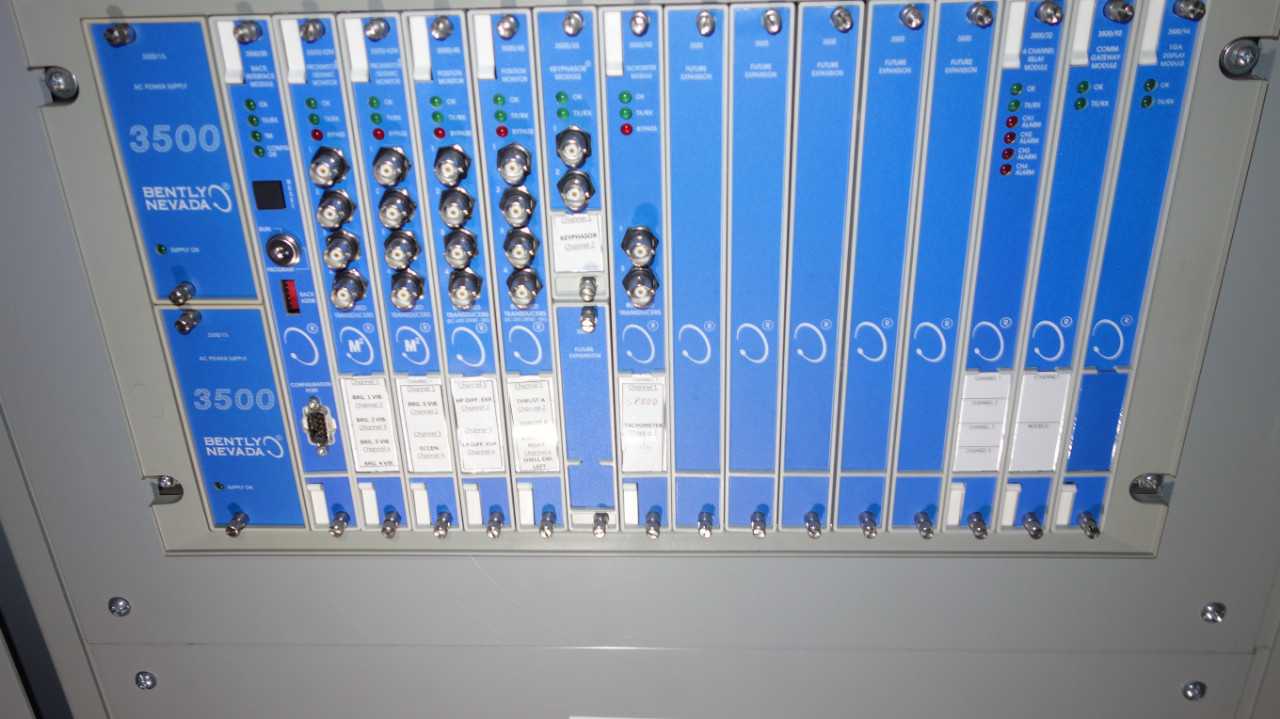 BENTLY NEVADA 3500 MONITORING SYSTEM CABINET - AUTOMATION & CONTROLS