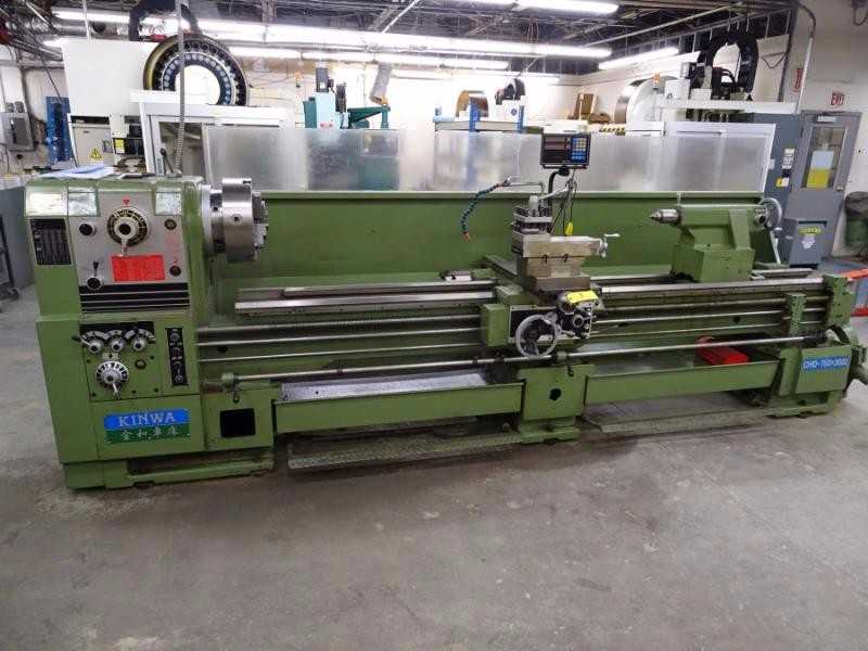 Kingston Kinwa (Chinhung) 30" x 118" Model CHD760X3000 Engine Lathe, New 2008 - MACHINING EQUIPMENT