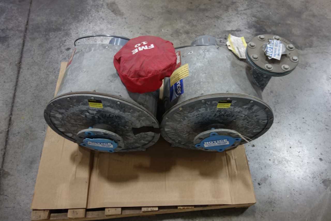 LOT OF 2 SPENCER GAS BOOSTER CENTRIFUGAL BLOWER - BLOWER FAN