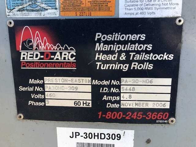 2006 Preston Eastin Turn Table - PROCESS EQUIPMENT