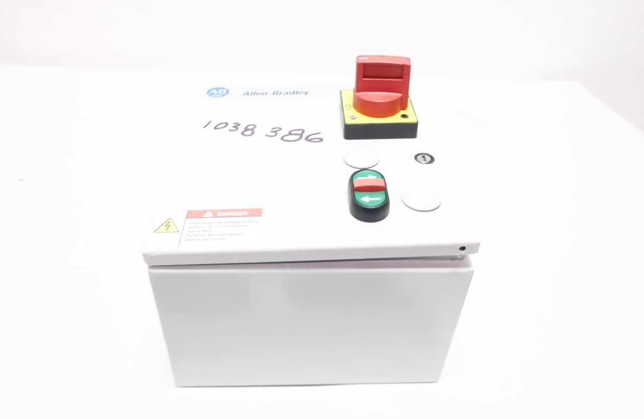 ALLEN BRADLEY 107H-DFBD3-DC25X-1M-6P REVERSING COMBINATION STARTER 15HP - MOTOR STARTERS