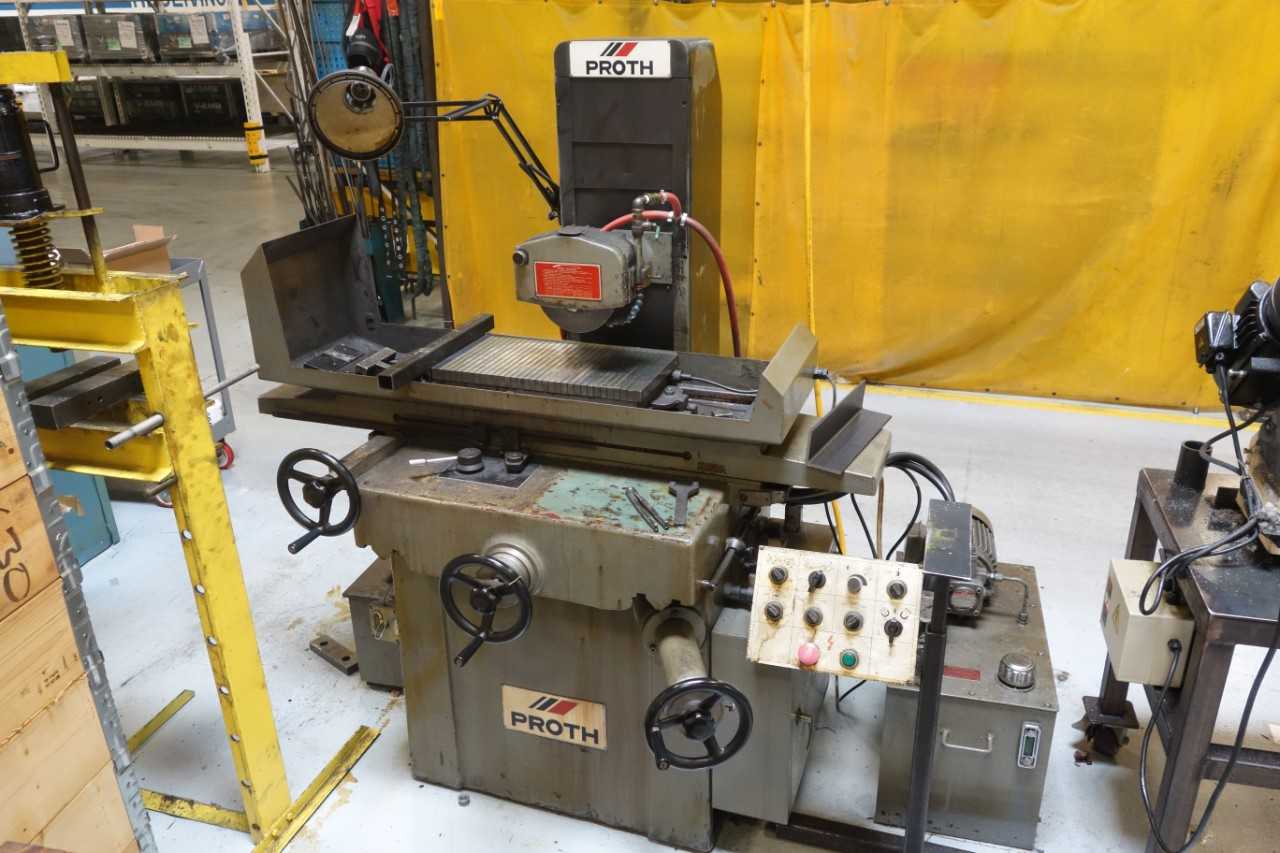 1984 Proth PSGS-2550AH Saddle series surface grinder, 10" x 20" chuck, 3HP 230V-AC - GRINDING MACHINES