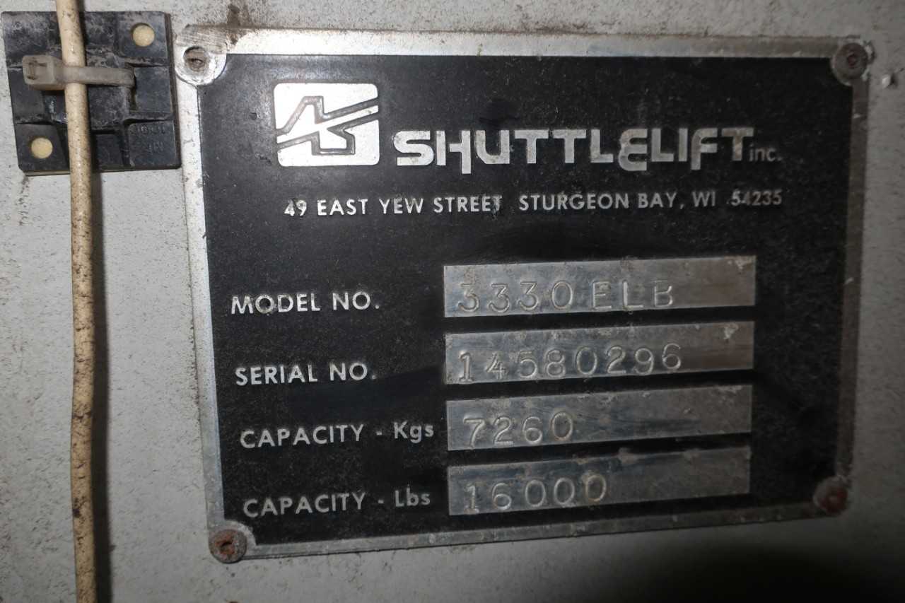 SHUTTLE LIFT 3330ELB 16,000LB CAP - MATERIAL HANDLING
