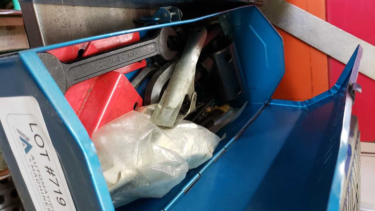 Toolbox with Miscellaneous Items - TOOL STORAGE