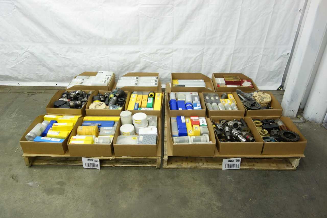2 PALLETS OF ASSORTED METALWORKING REPLACEMENT TOOLS - ELECTRIC POWER TOOLS