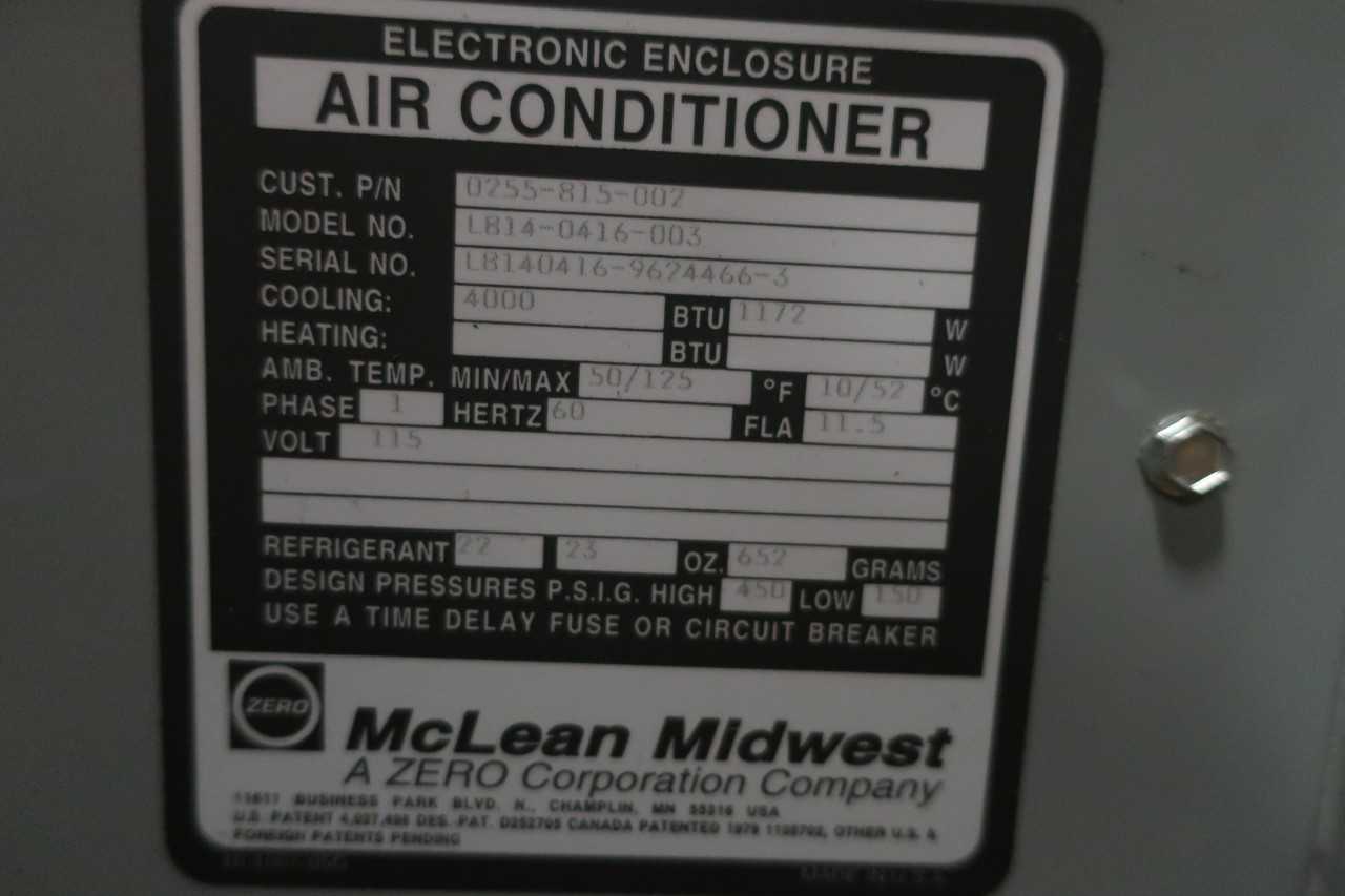 MCLEAN MIDWEST LB14-0416-003 AIR CONDITIONER 4000BTU - AIR CONDITIONER