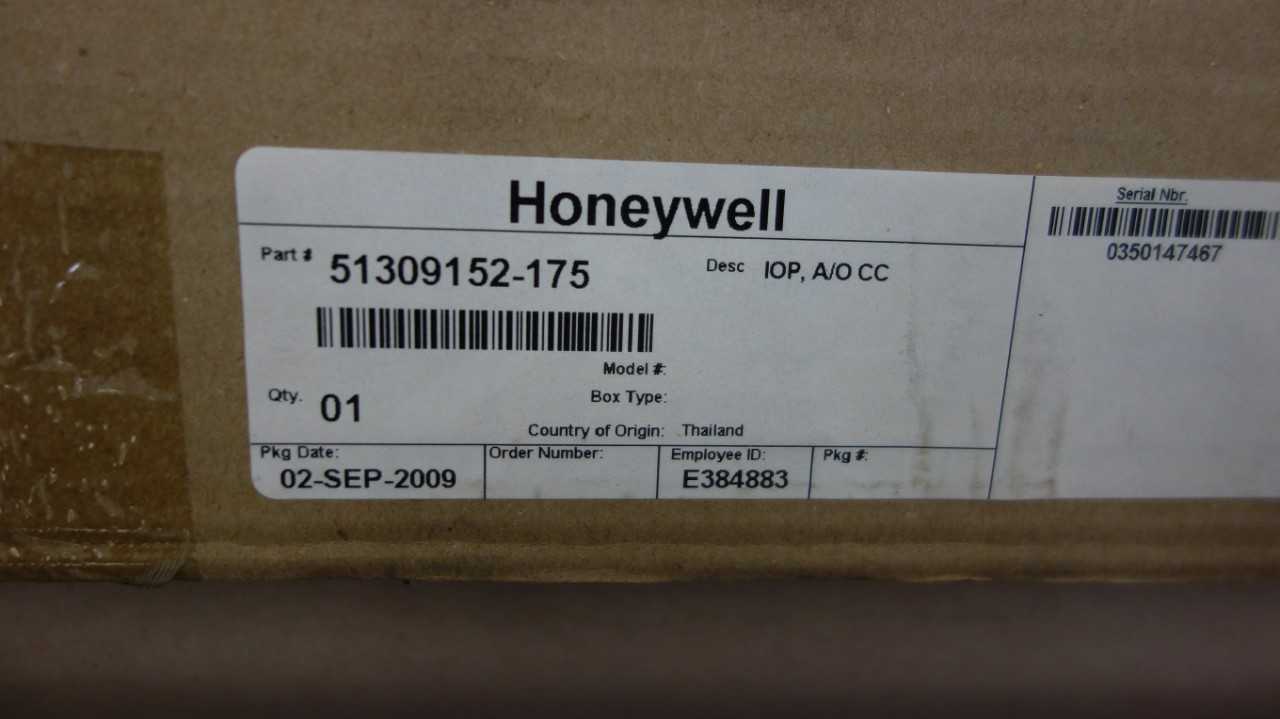 HONEYWELL 51309152-175 ANALOG OUTPUT CARD - AUTOMATION & CONTROLS
