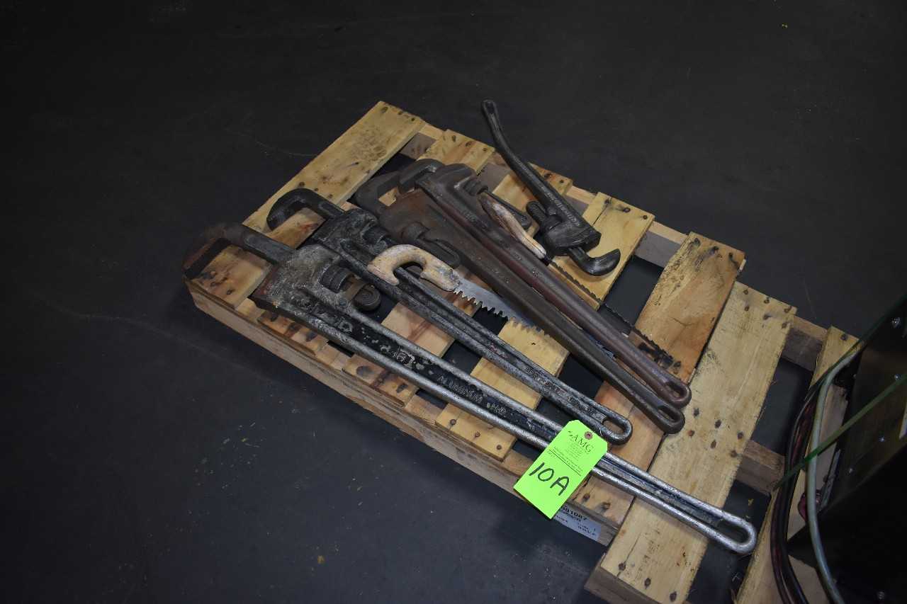 Lot of (5) misc. Pipe Wrenches - HAND TOOLS
