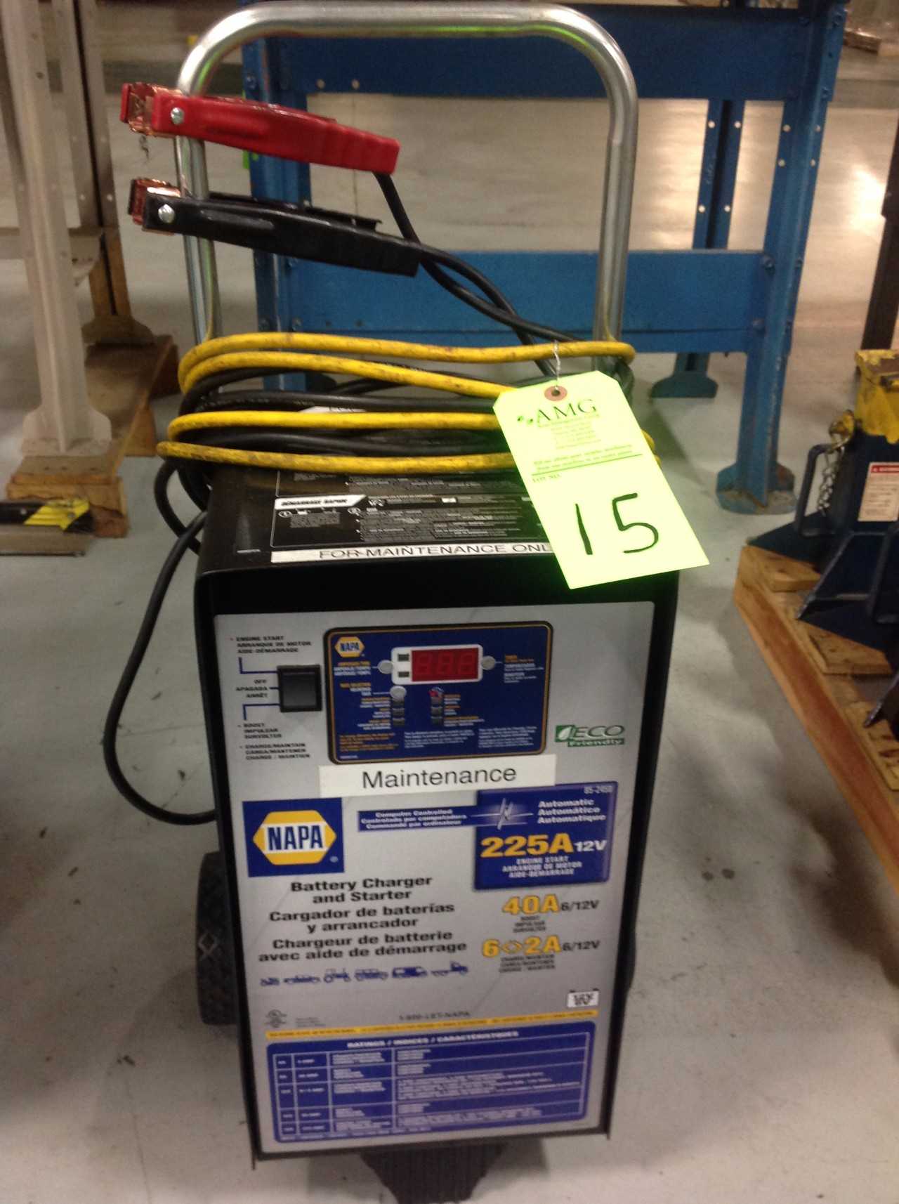 Napa model 12, 6 volt portable Battery Charger - ELECTRICAL COMPONENTS
