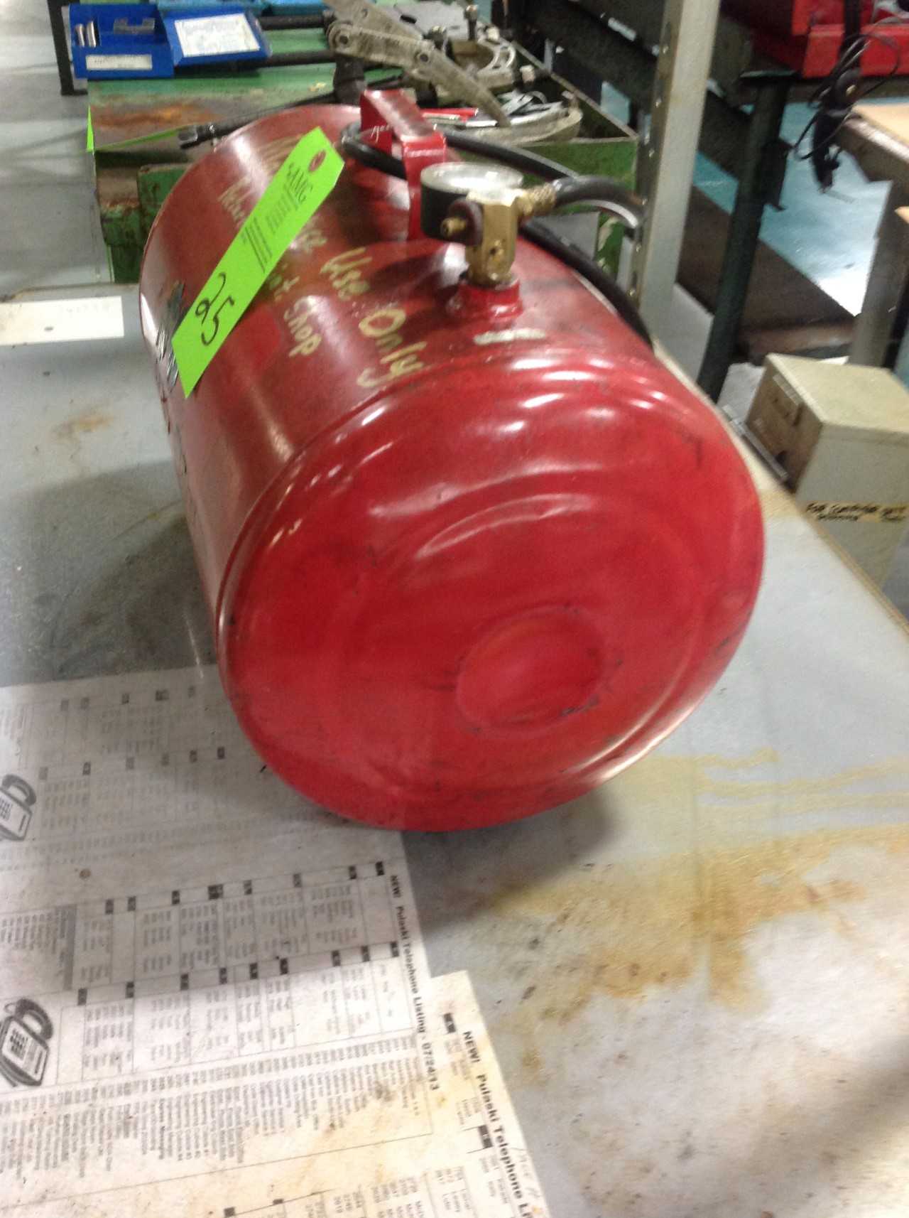 Portable Air Tank w/ gage - PROCESS EQUIPMENT