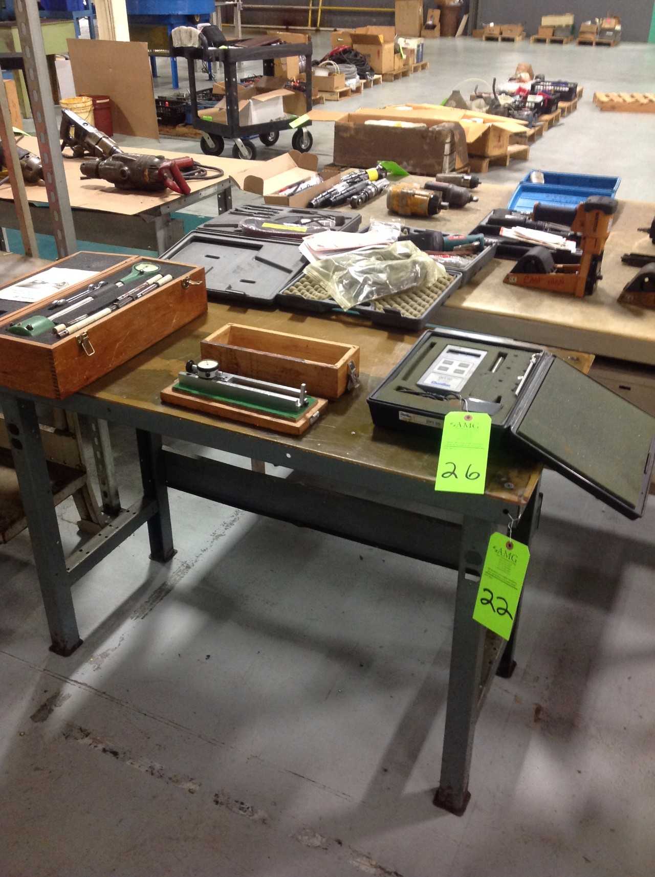 Lot w/ Digital force Gage, Chatillon model DFI-50 - ELECTRIC POWER TOOLS