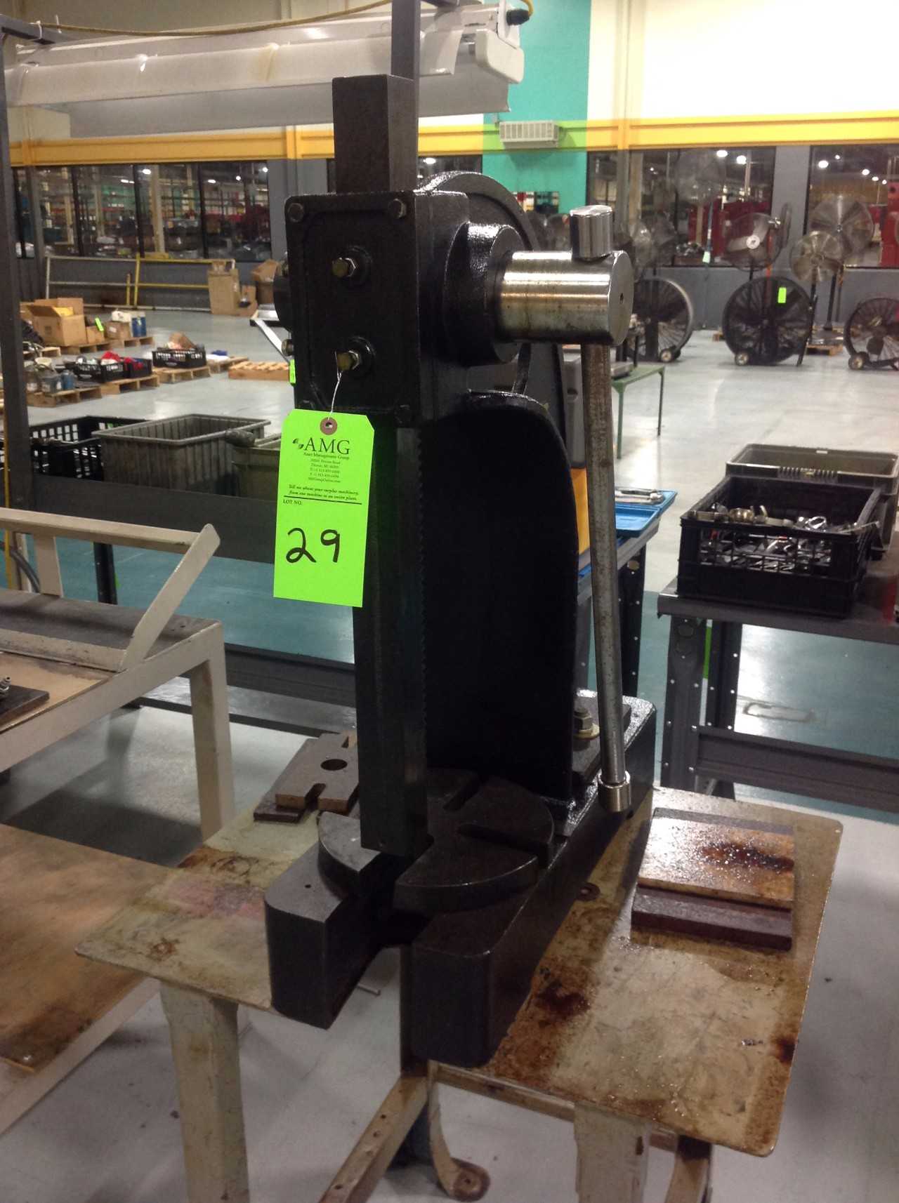 #5 Jet 5 Ton Arbor Press w/ Stand - MECHANICAL STAMPING PRESSES