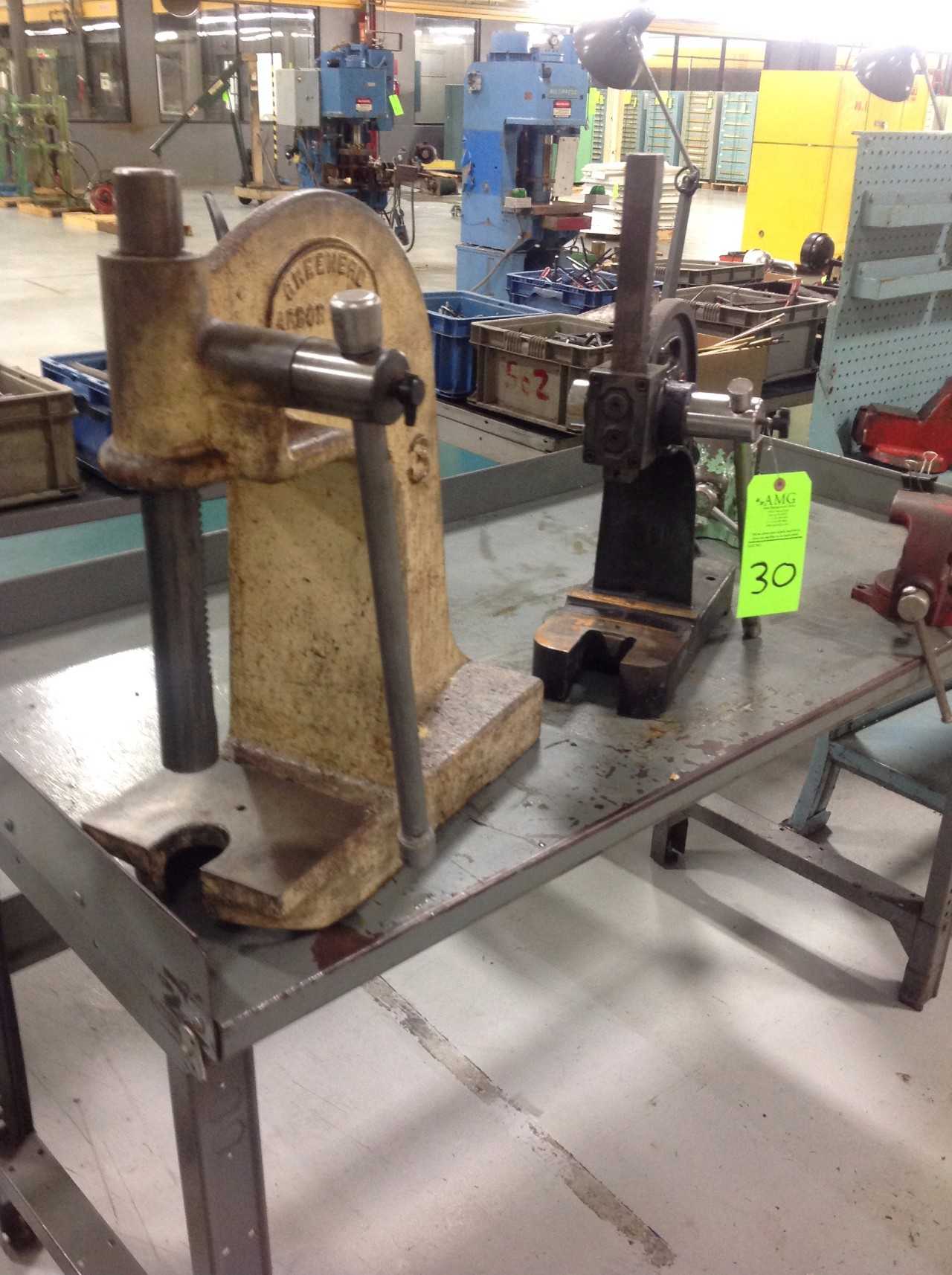 Greenerd And Dayton Arbor presses  - MECHANICAL STAMPING PRESSES