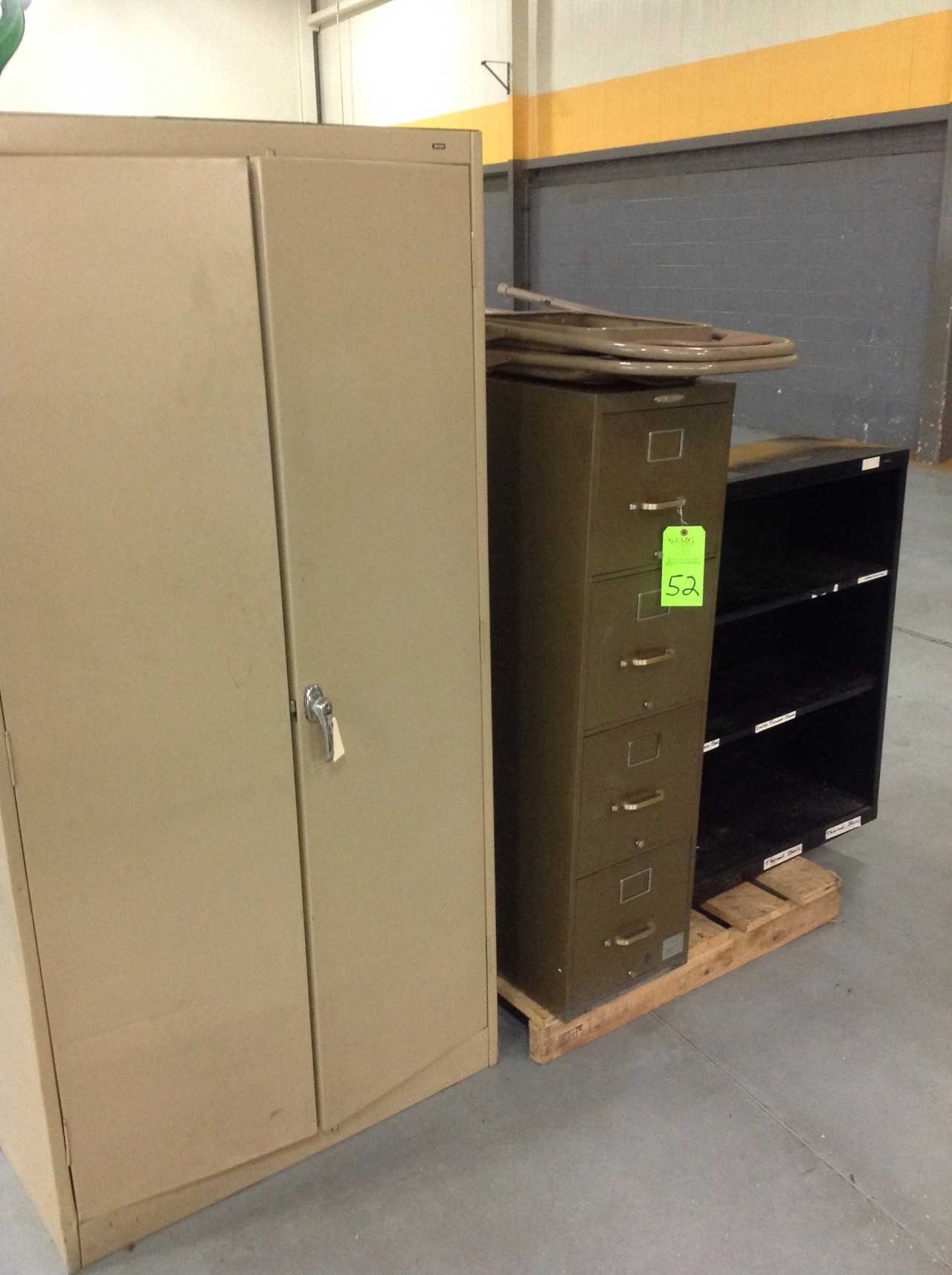 (2) Drawer Metal Cabinet, Vertical File Cabinet - TOOL STORAGE