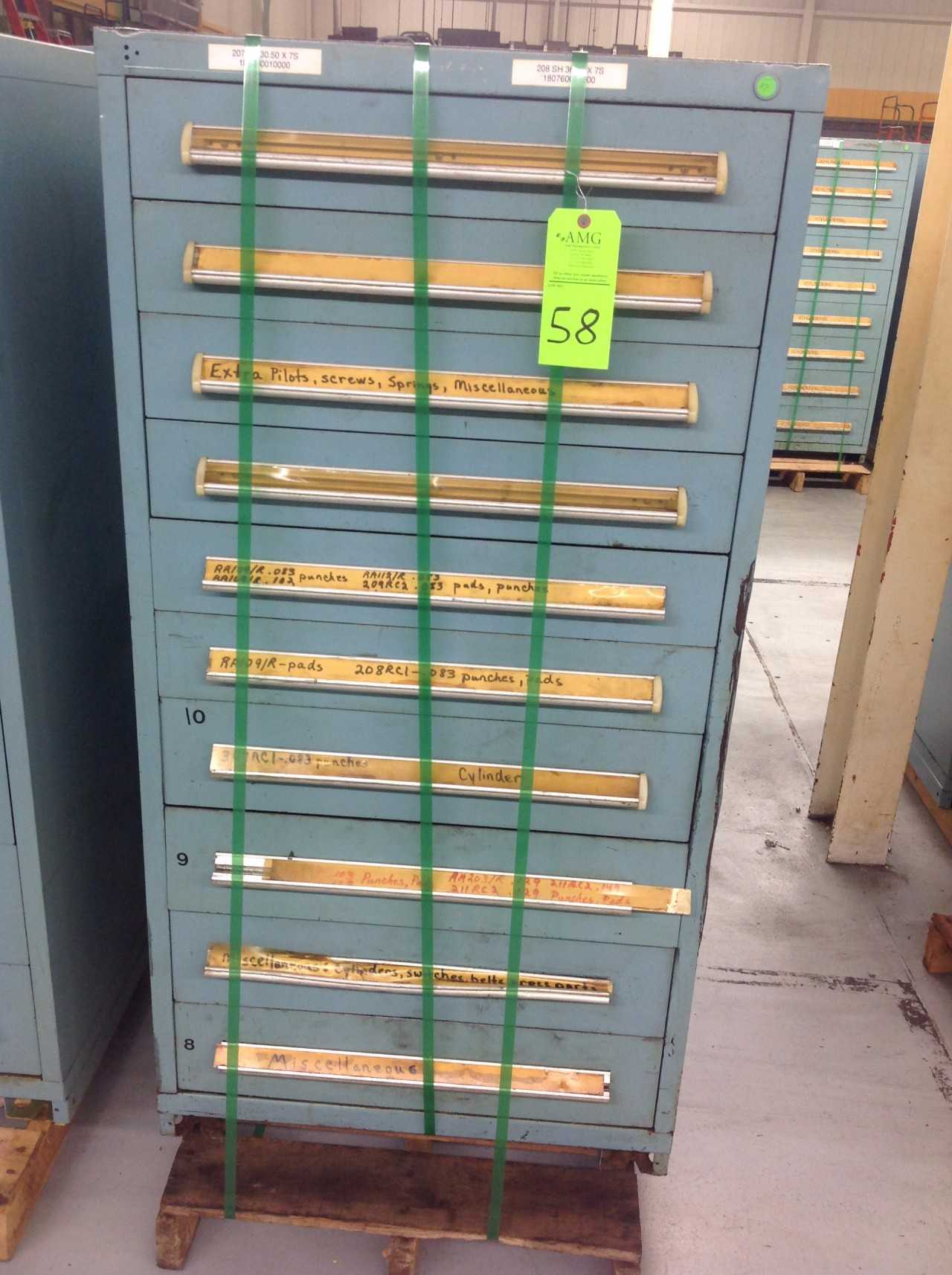 Stanley Vidmar 10 Drawer Tool Cabinet - TOOL STORAGE