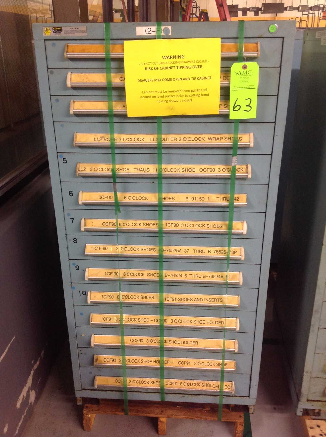 Stanley Vidmar 14 Drawer Tool Cabinet - TOOL STORAGE