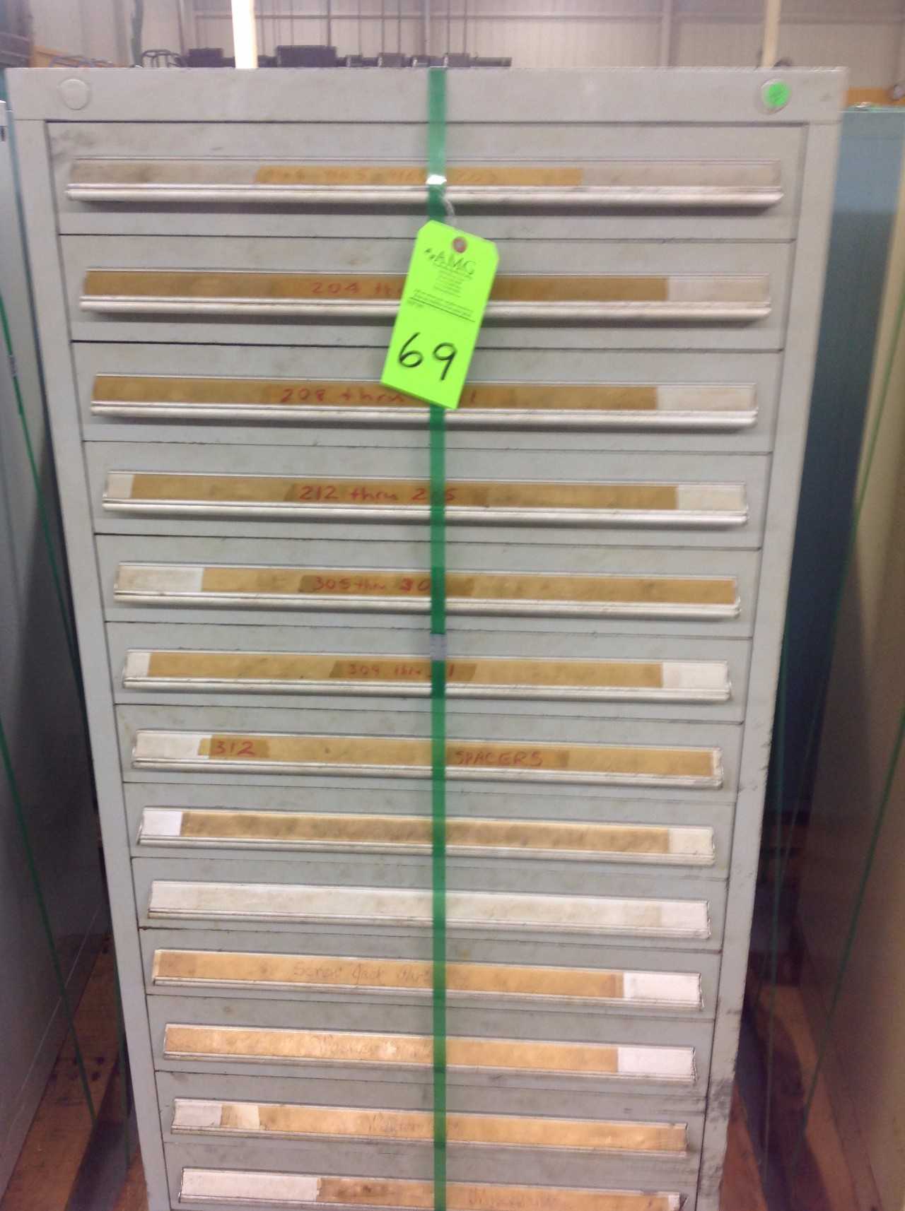 Stanley Vidmar 13 Drawer Tool Cabinet - TOOL STORAGE