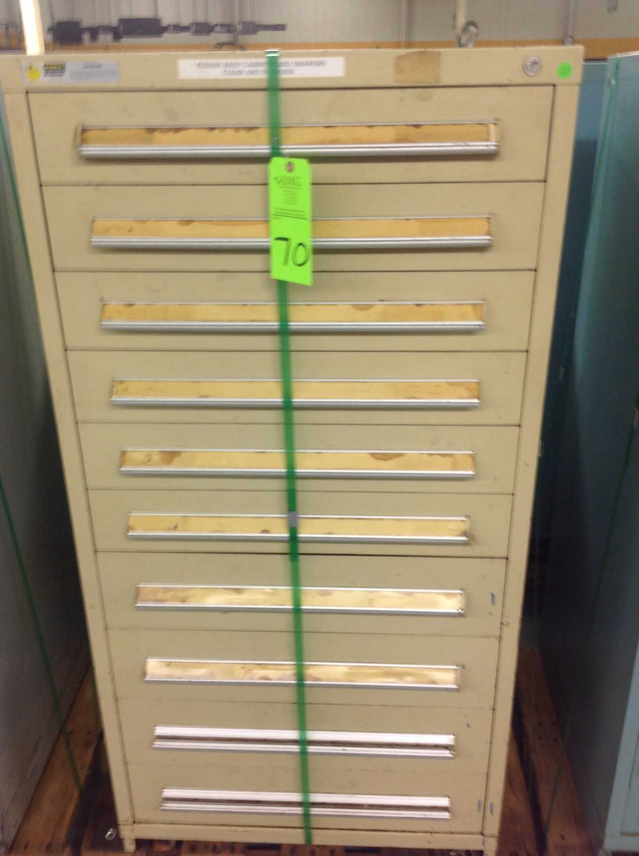 Stanley Vidmar 10 Drawer Tool Cabinet - TOOL STORAGE