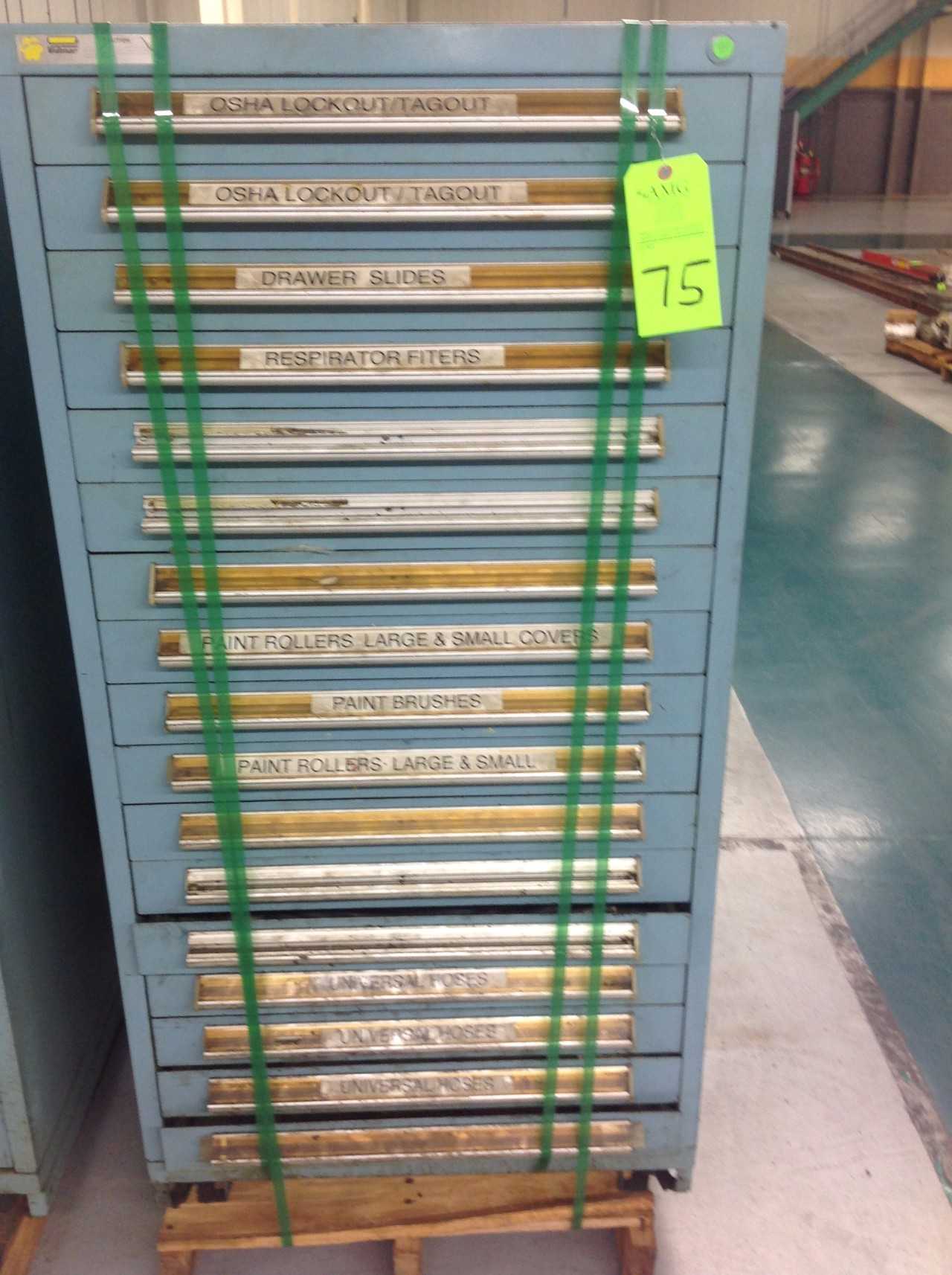 Stanley Vidmar 17 Drawer Tool Cabinet - TOOL STORAGE