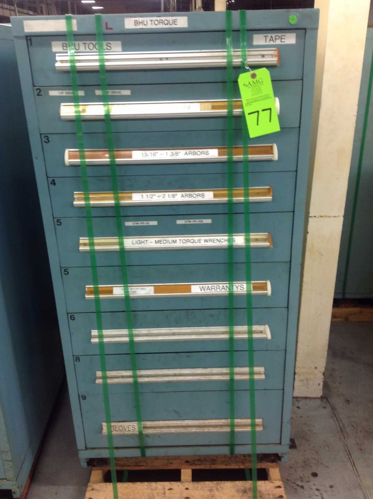 Stanley Vidmar 9 Drawer Tool Cabinet - TOOL STORAGE