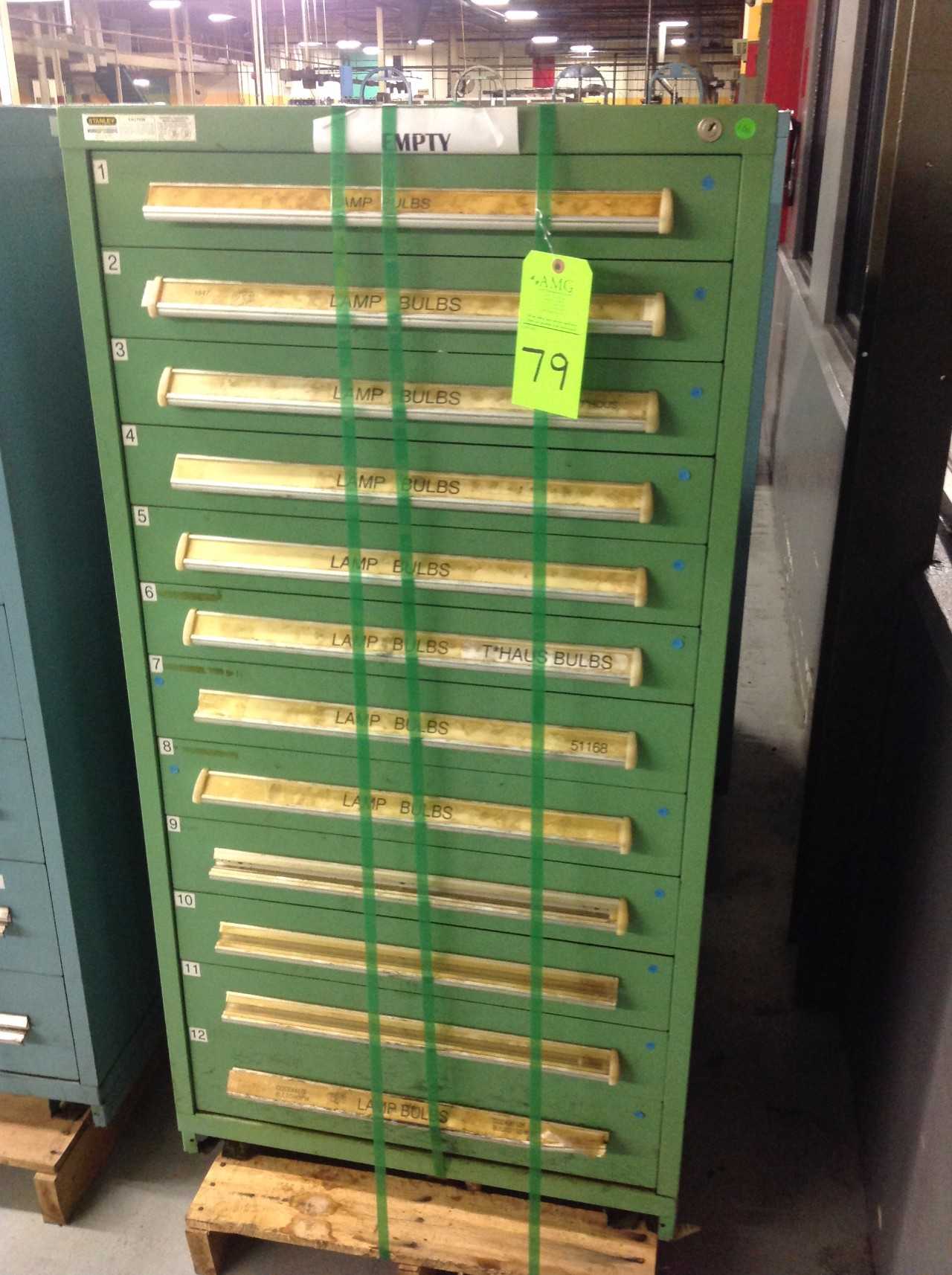 Lot of (6) Stanley Vidmar Tool Cabinets - MISCELLANEOUS