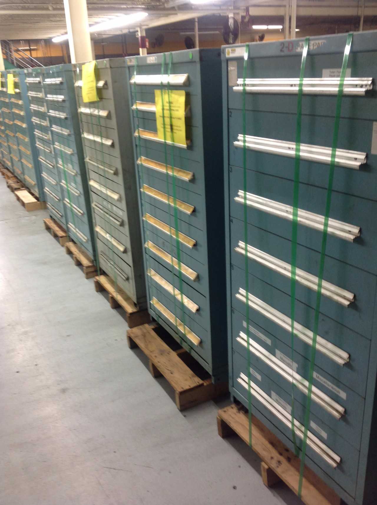 Lot of (6) Stanley Vidmar Tool Cabinets - MISCELLANEOUS