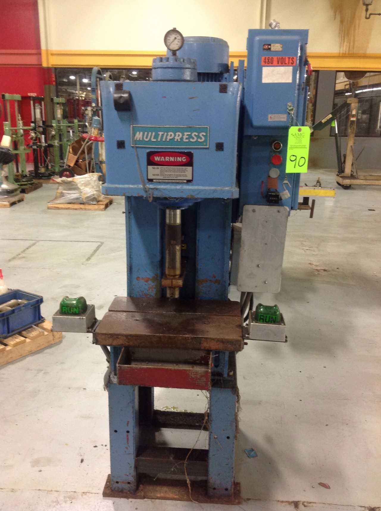 6 Ton Abex Denison Multi-Press C-Frame Hyd. Press, Model WR0675511, s/n: 25096 - PRESSES