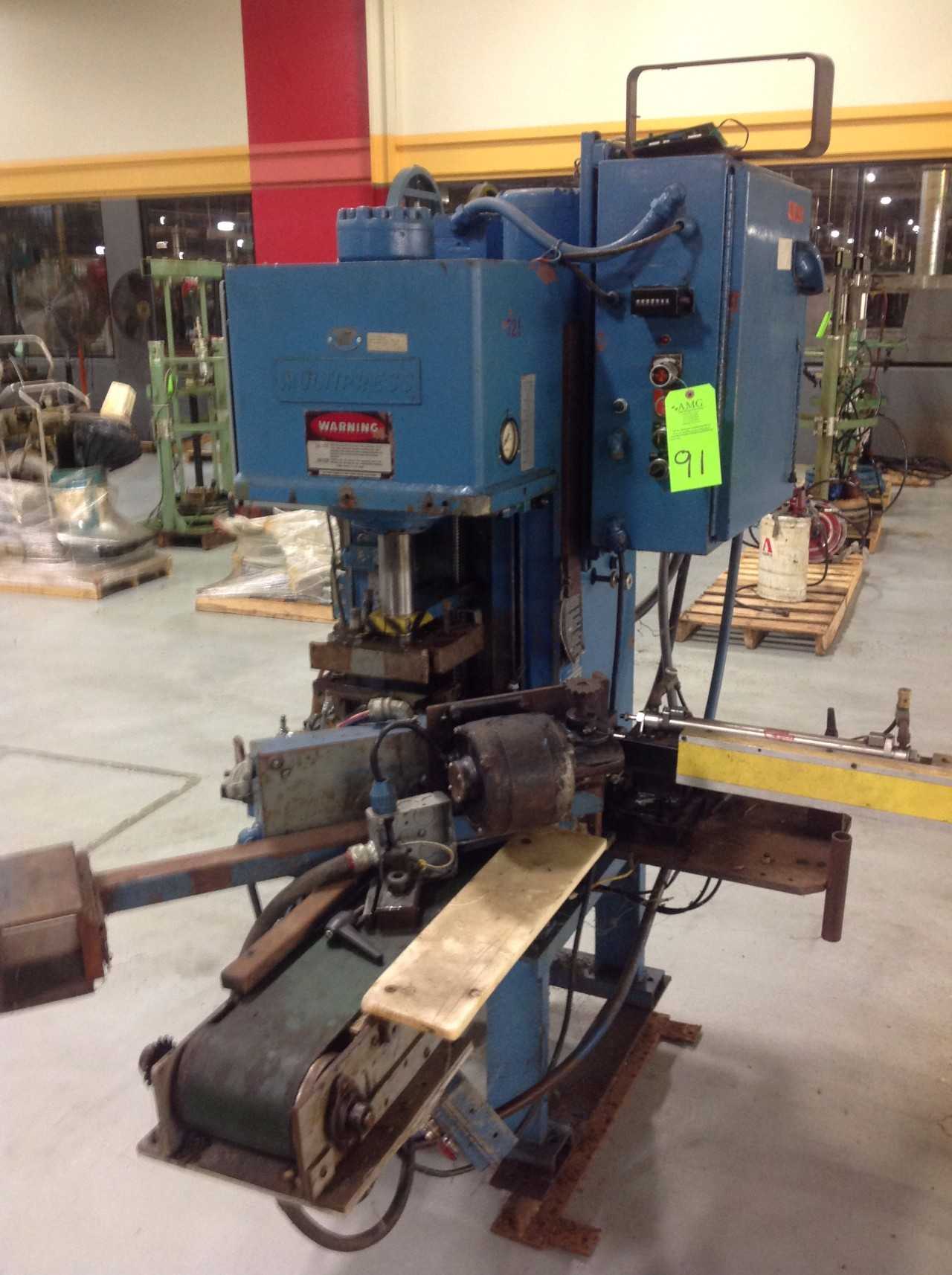 6 Ton Abex  Denison Multipress C-Frame Hyd. Press, Model WR065LC364F, s/n:25472 - PRESSES