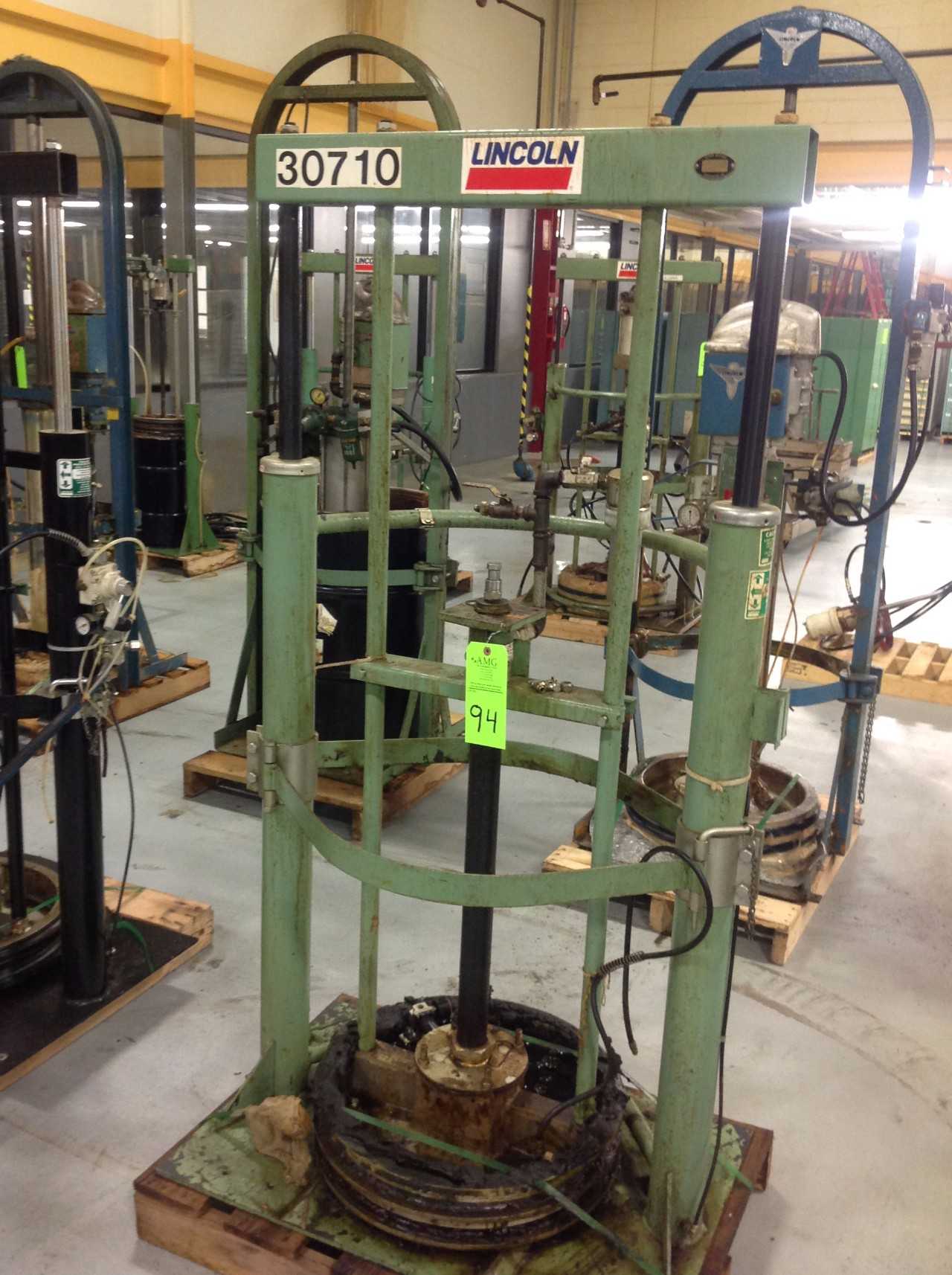 Lot Of (4) Lincoln Power Master Barrel Grease Pumps,  - PUMPS